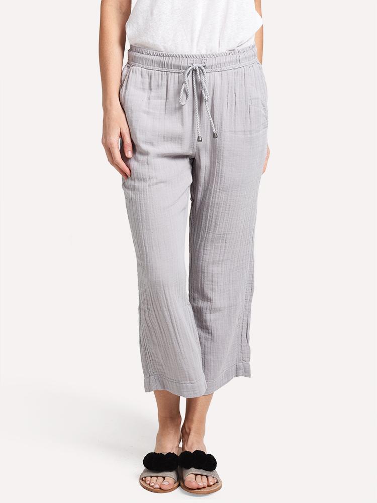Dylan Gauze Crop Pant - Saint Bernard