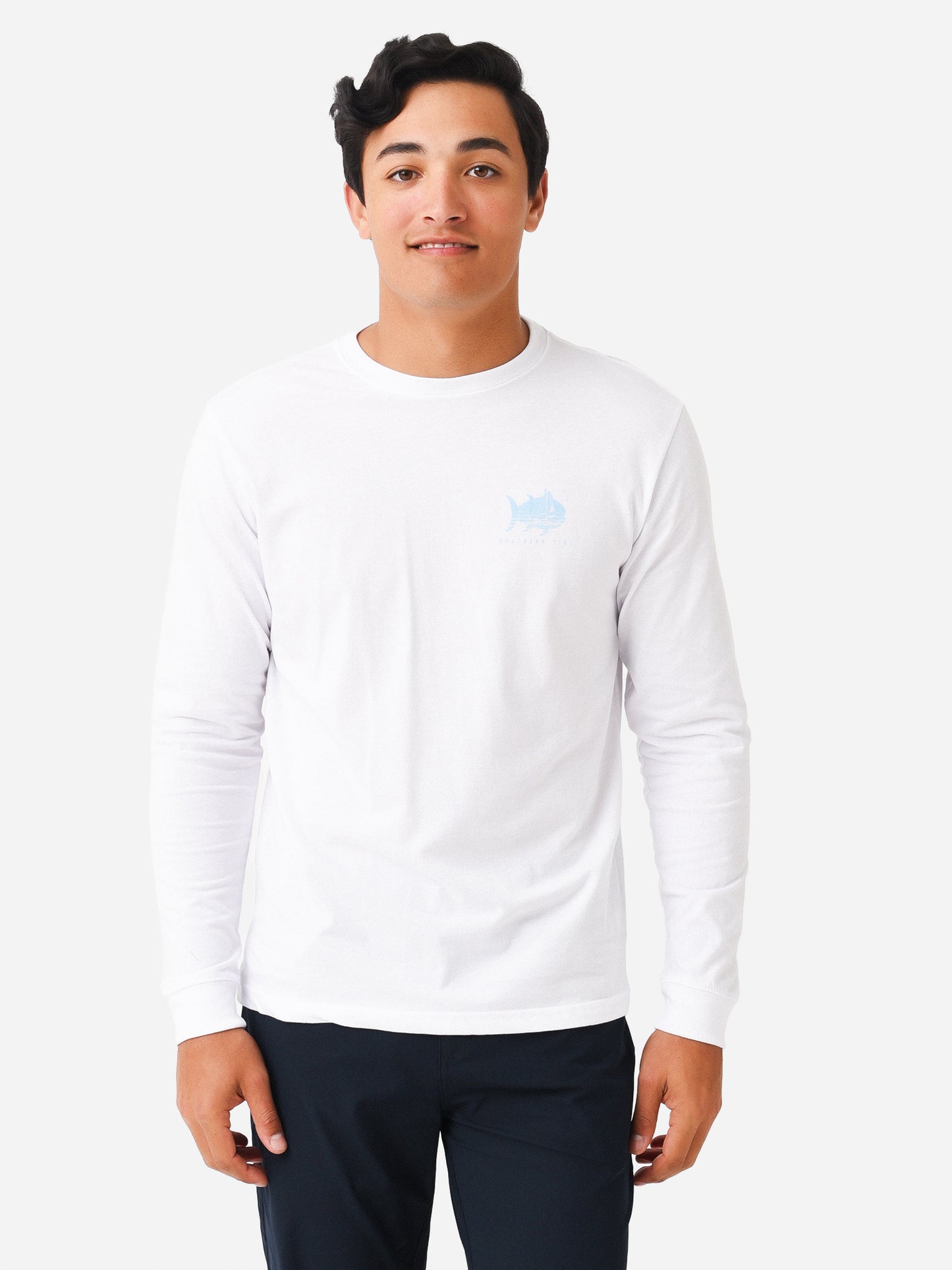Southern Tide Men's Southern Sailing Long Sleeve T-Shirt - Saint Bernard