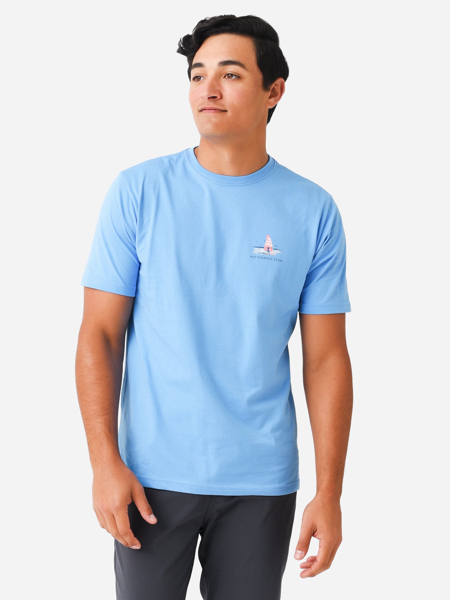 Southern Tide Men's Fin Surfing T-Shirt - Saint Bernard