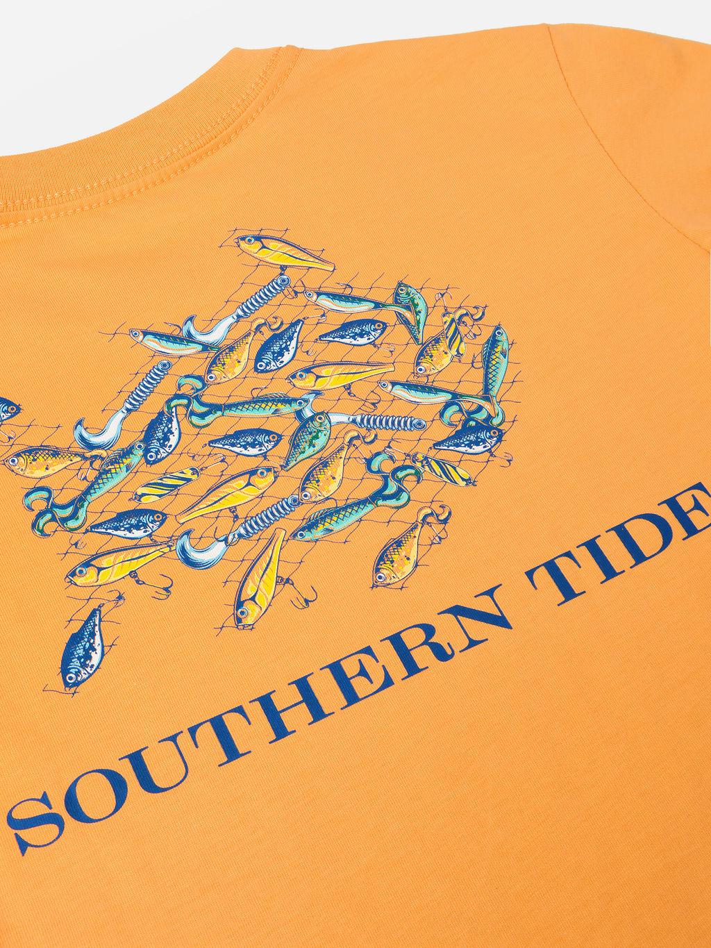 Southern Tide Boys' Net And Lure Skipjack T-Shirt - Saint Bernard