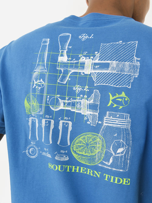 Southern Tide Men's Tap Schematic T-Shirt