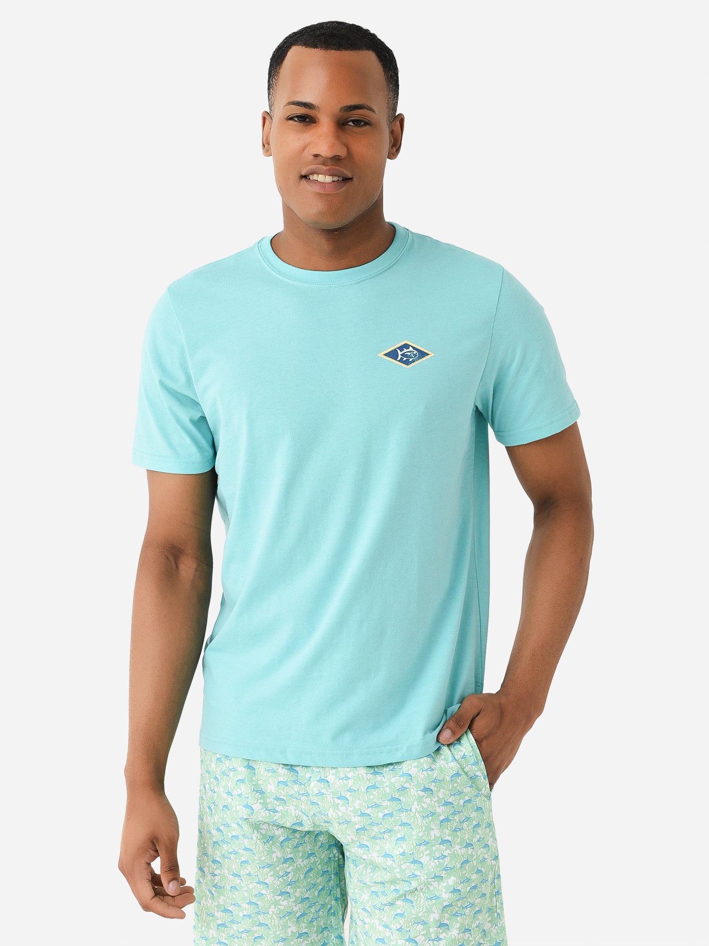 Southern Tide Men's Beach Front Views T-Shirt - Saint Bernard