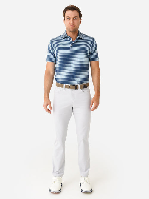 Southern Tide Men's Ryder Heather Marin Stripe Performance Polo