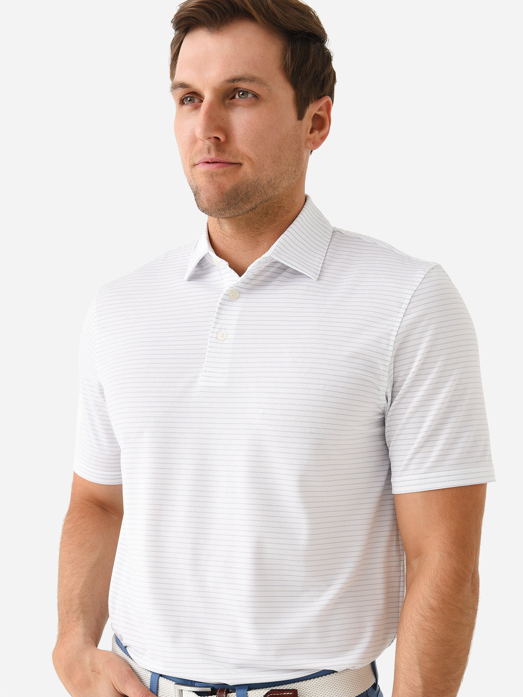 Southern Tide Men's Driver Mayfair Performance Polo - Saint Bernard
