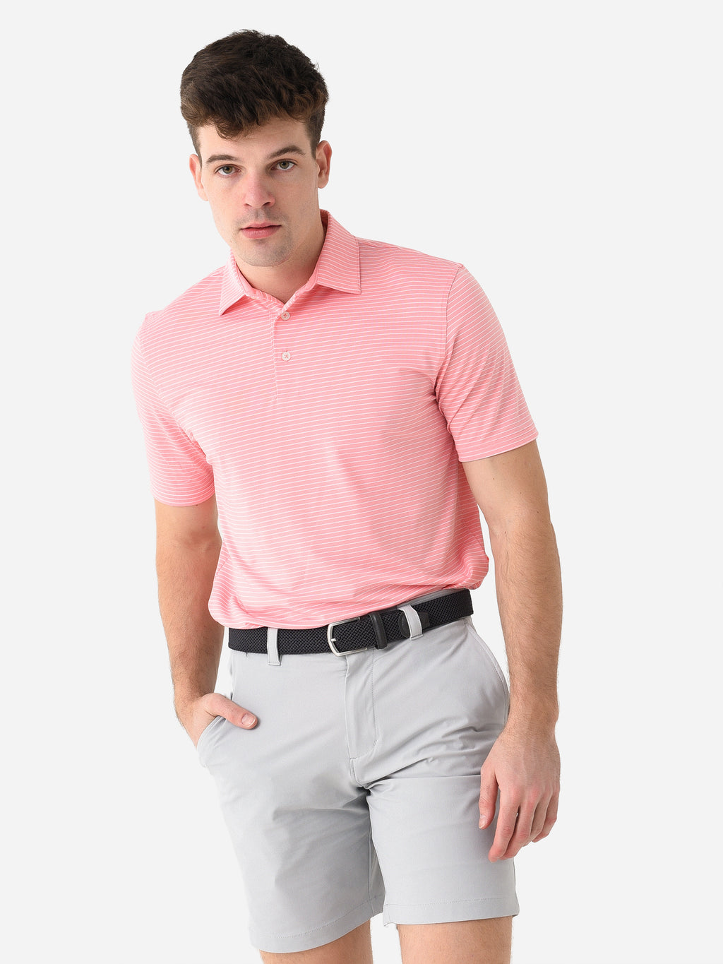 Southern Tide Men's Driver Mayfair Performance Polo - Saint Bernard