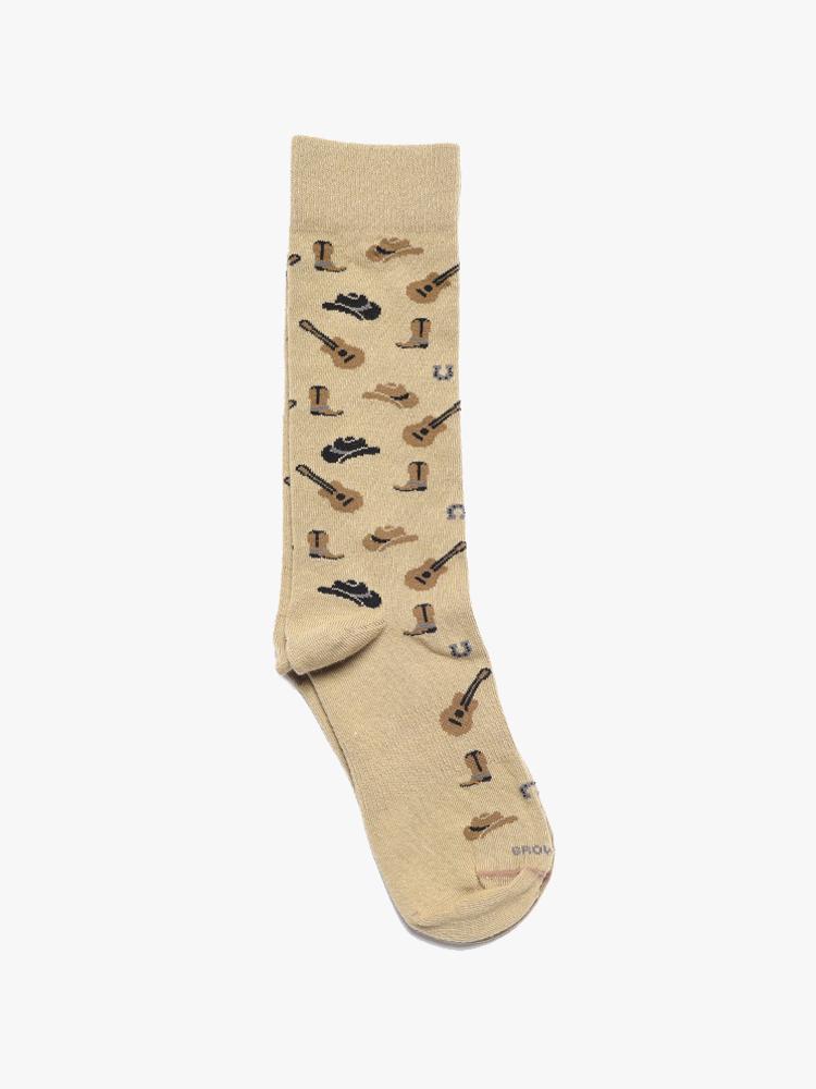Brown Dog Men’s Deep Country Sock - Saint Bernard