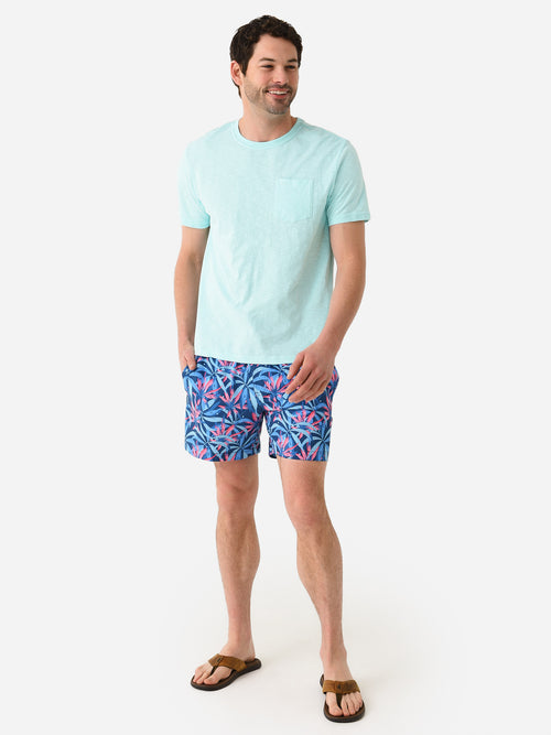 Southern Tide Men's Tropical Blooms Printed Swim Trunk