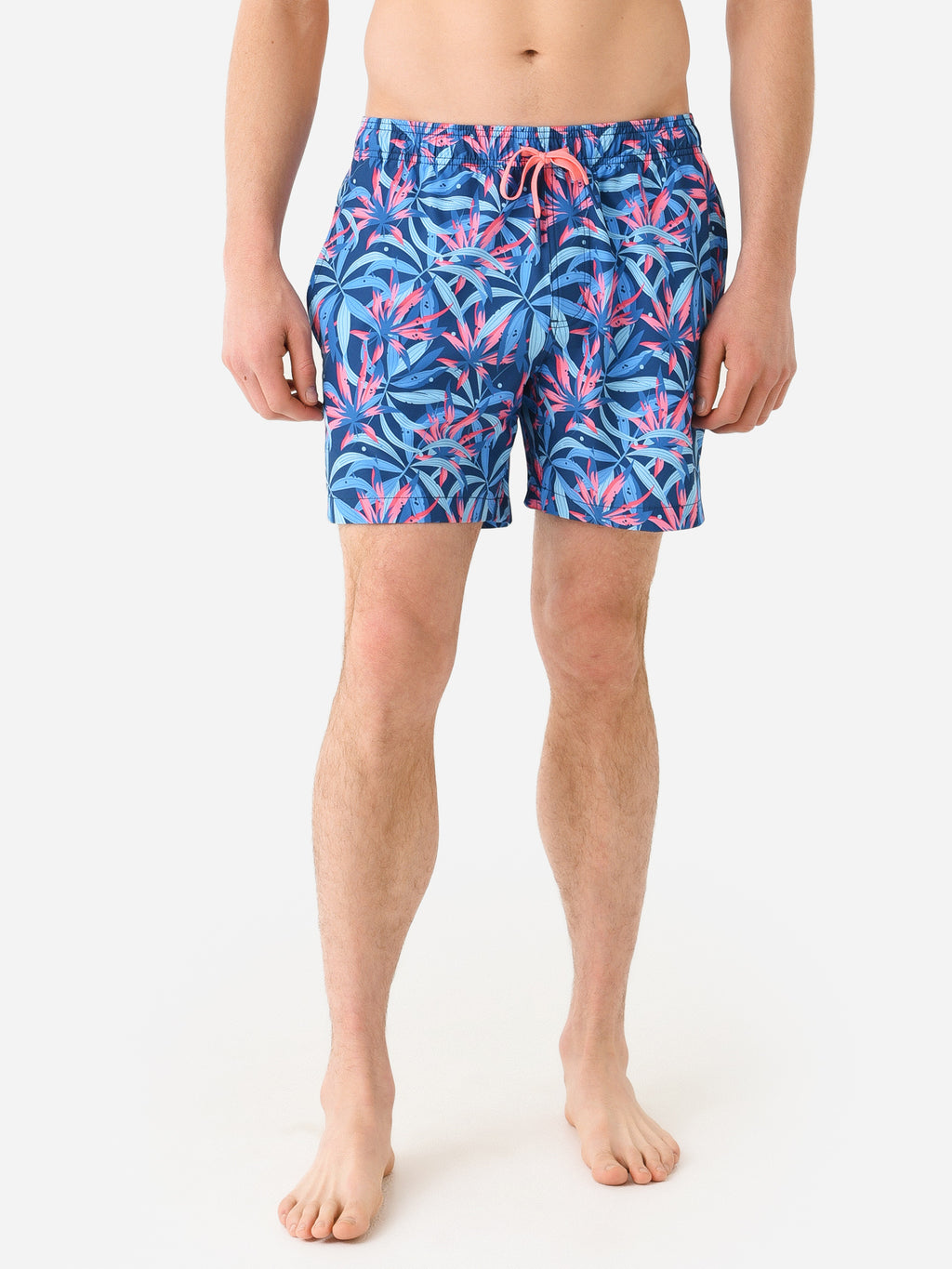 Southern Tide Men's Tropical Blooms Printed Swim Trunk - Saint Bernard