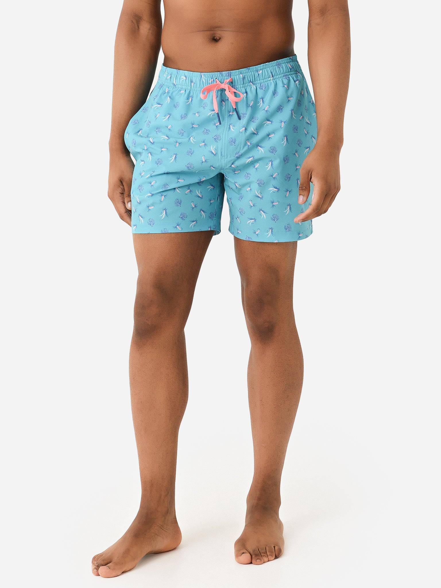 Southern Tide Men's Guy With Allure Printed Swim Trunk - Saint Bernard