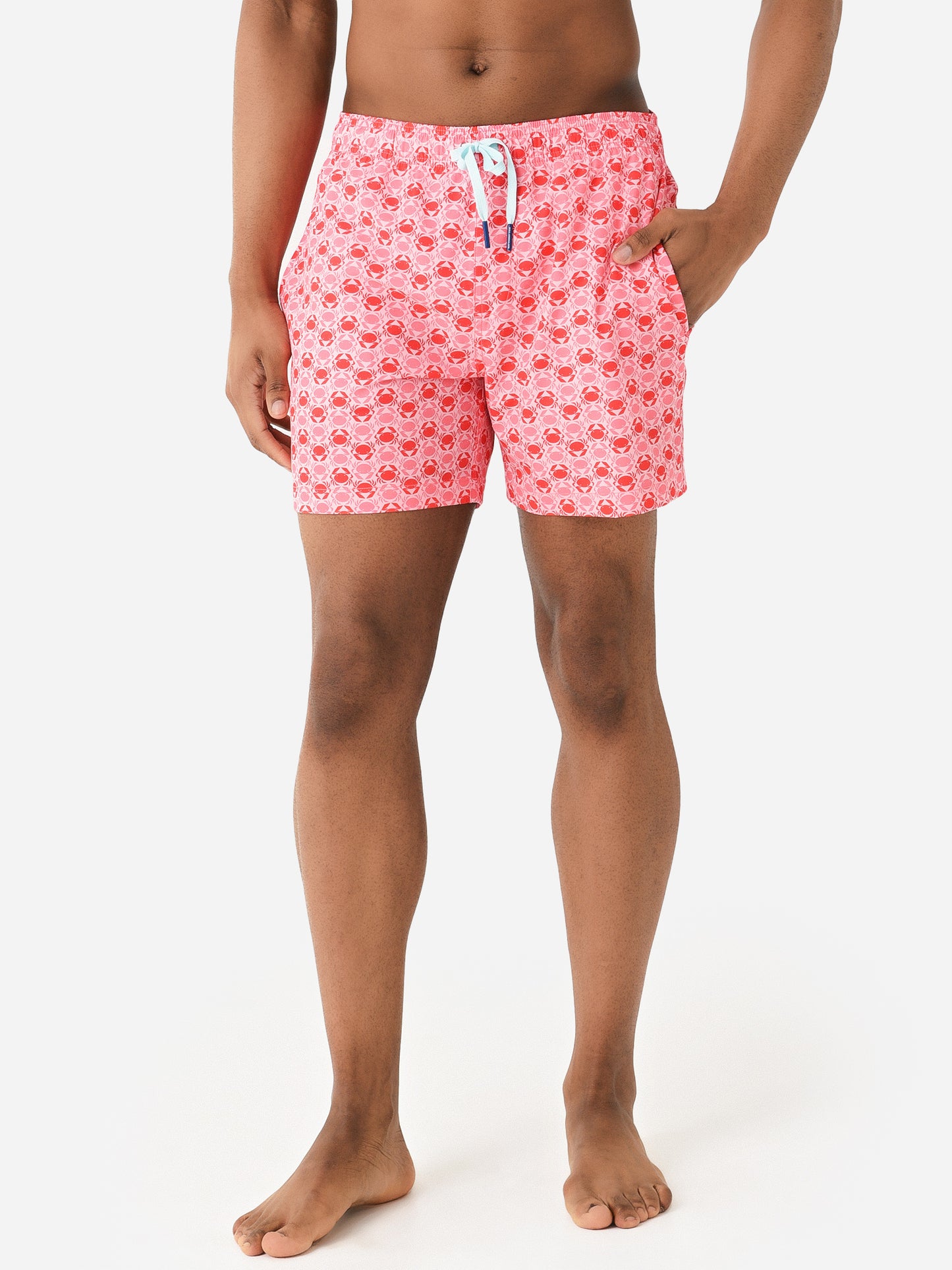 Southern Tide Men's Why So Crabby Printed Swim Trunk - Saint Bernard