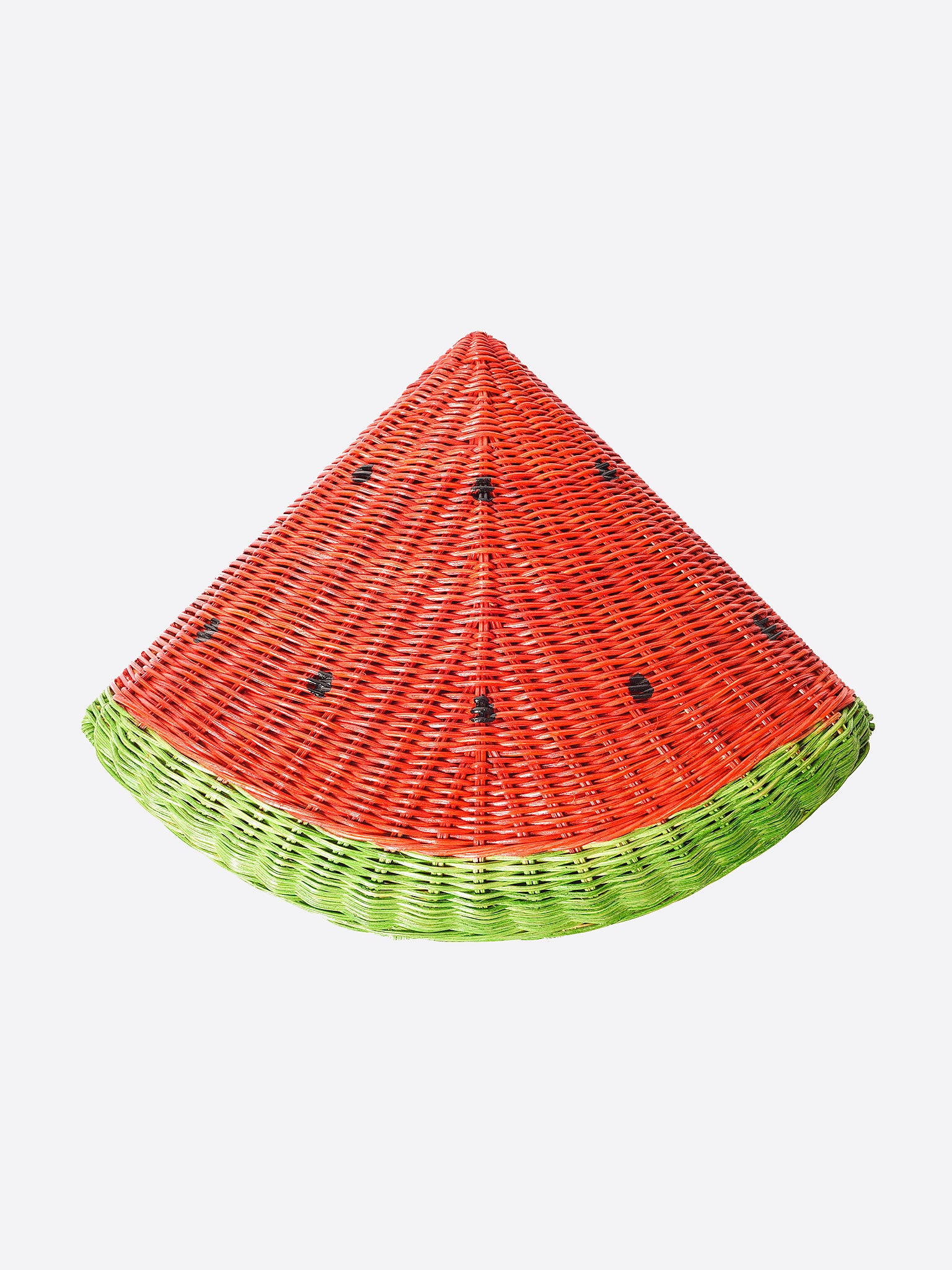 Serpui Marie Wicker Watermelon Bag - Saint Bernard