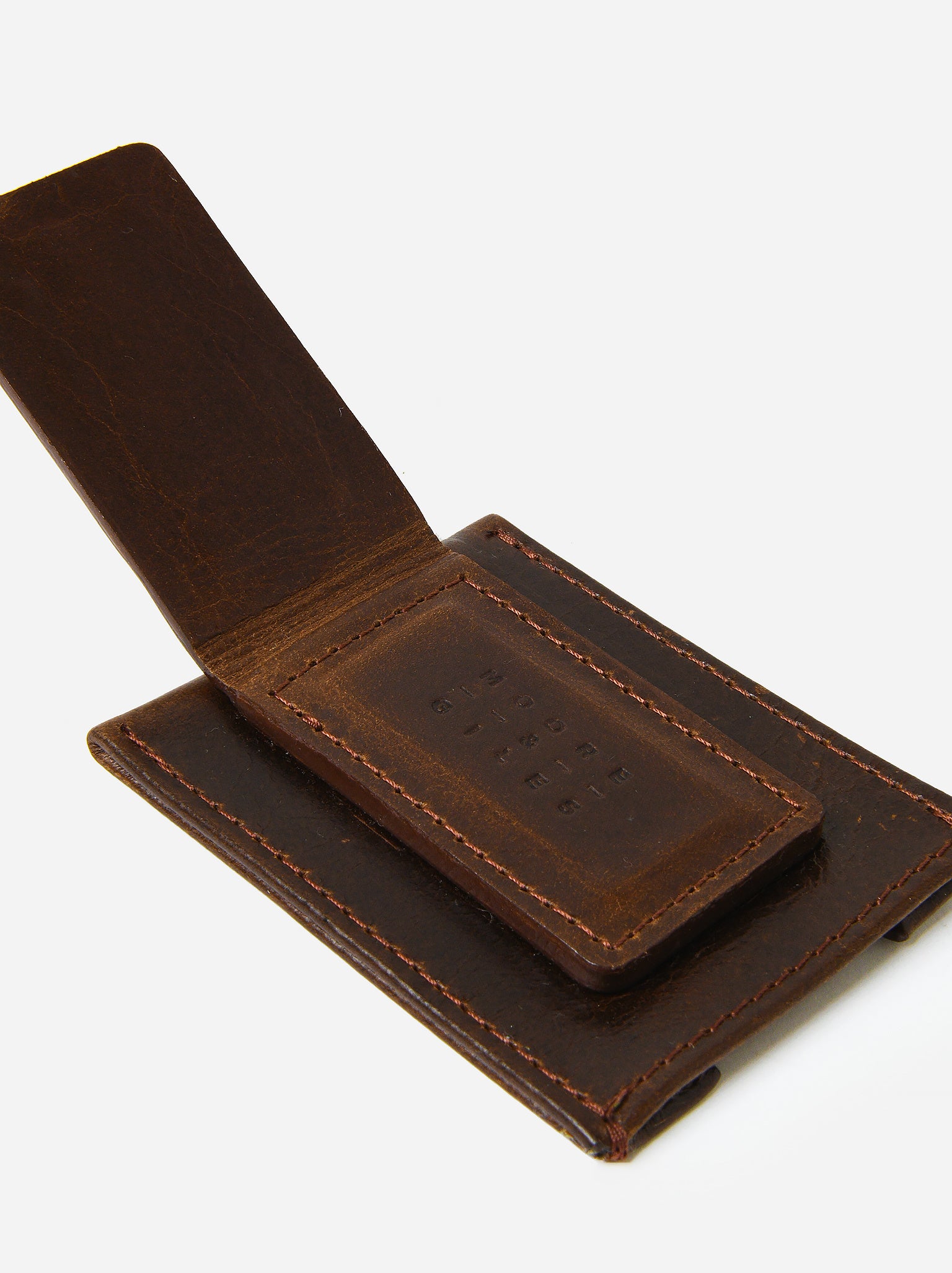 Moore+Giles Magnetic Money Clip Wallet - Saint Bernard