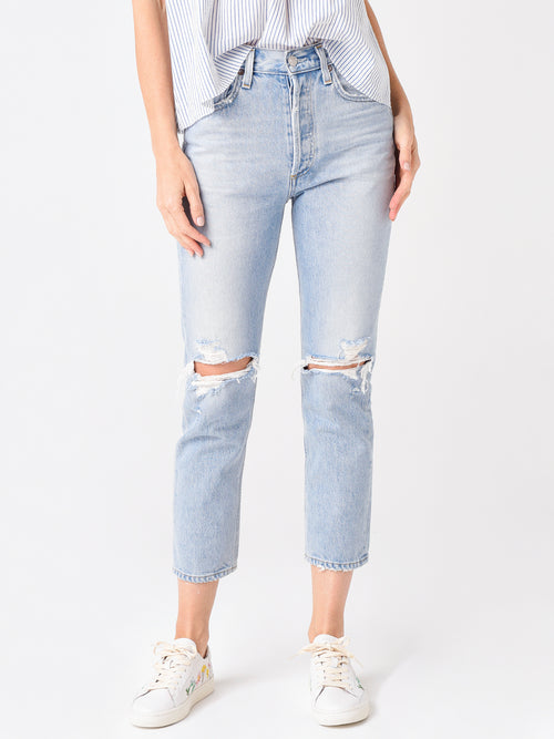 Agolde Women's Riley Crop Jean