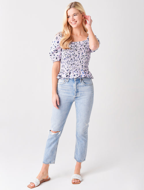 Agolde Riley Hi Rise Straight Crop Jean