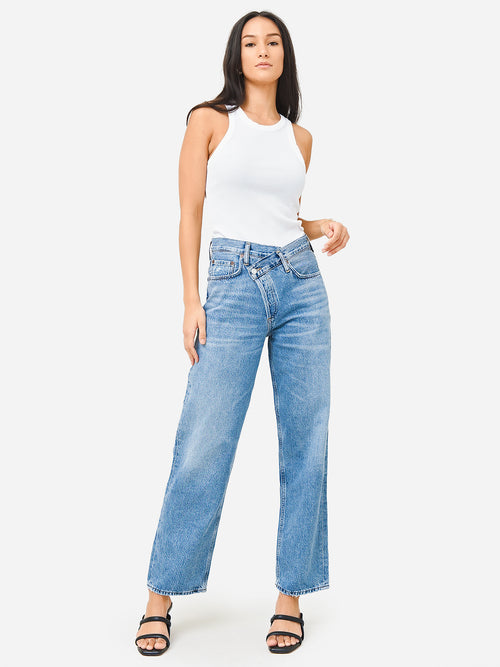 Agolde Women's Criss Cross Upsized Jean