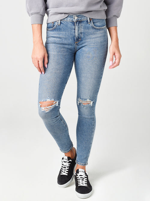 Agolde Women's Sophie Mid-Rise Skinny Ankle Jean