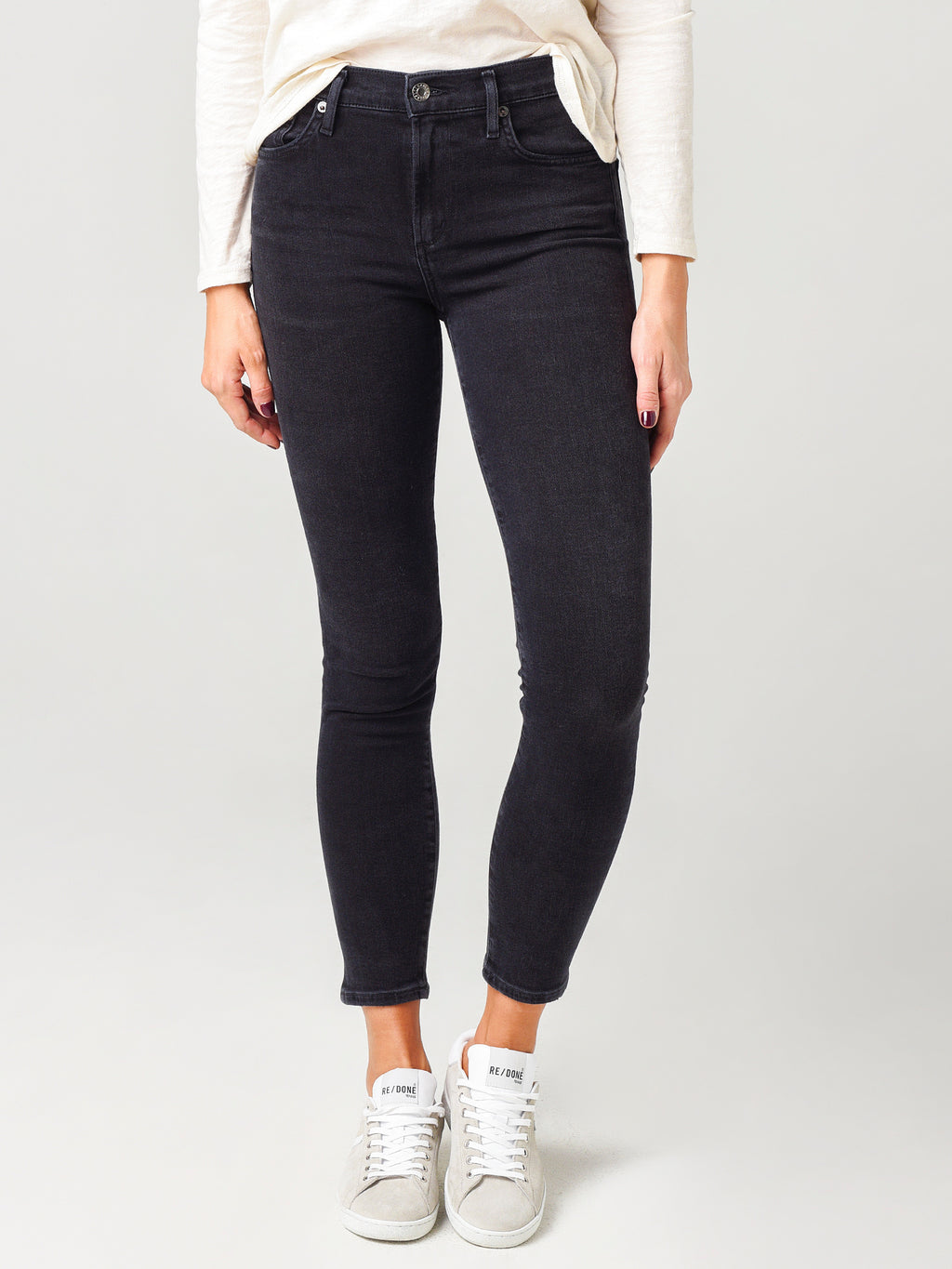 Agolde Women's Sophie Mid-Rise Skinny Jean - Saint Bernard