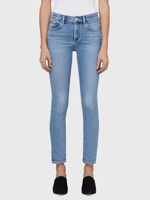 Agolde Women's Toni Mid-Rise Straight Jean