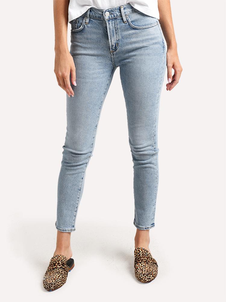 Agolde Toni Mid Rise Straight Jean - Saint Bernard