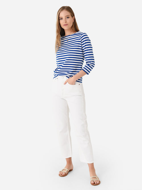 Agolde Women's 90s Crop Mid Rise Loose Straight Jean