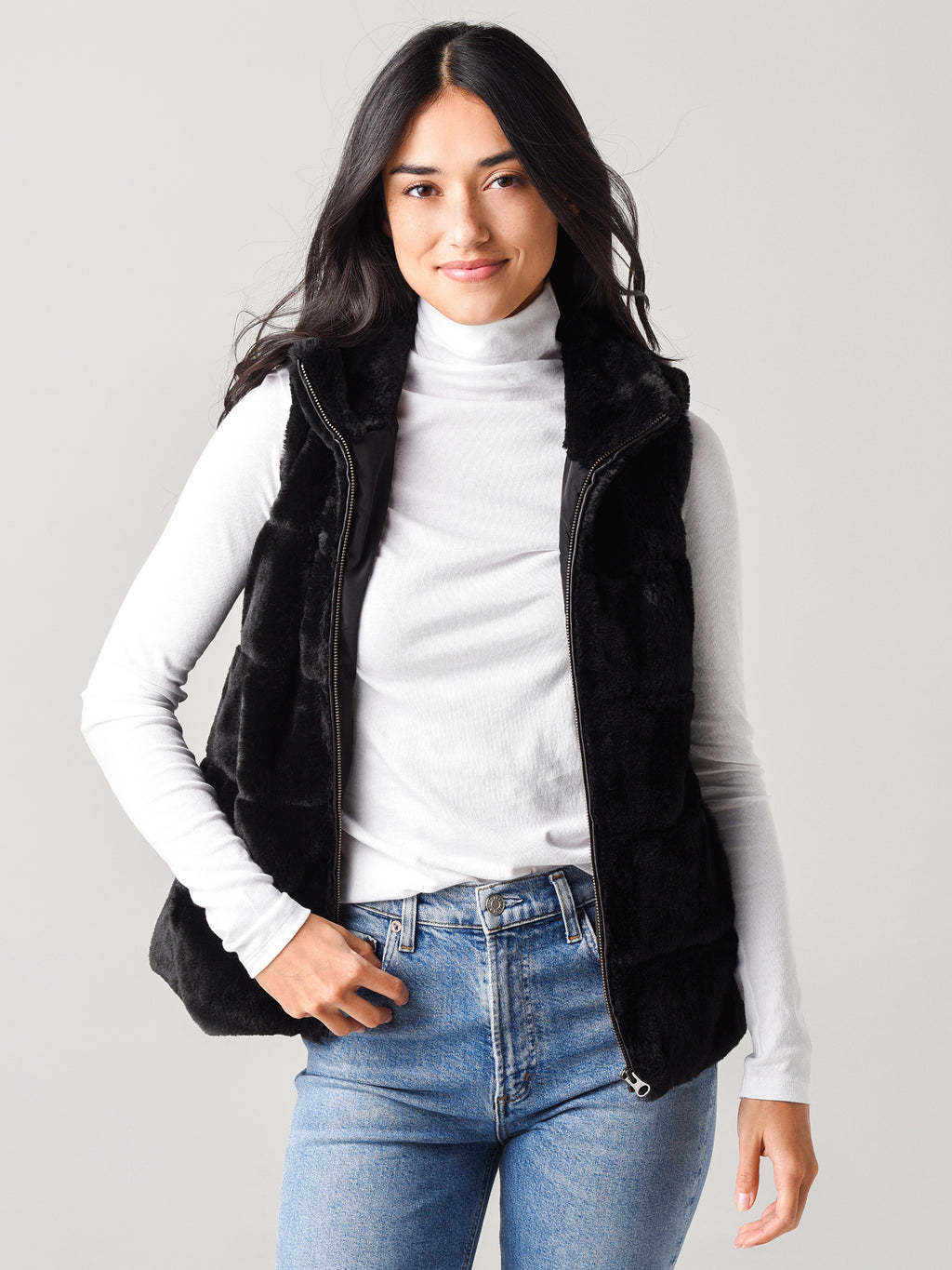 Dylan Women's Fur Love Vest - Saint Bernard