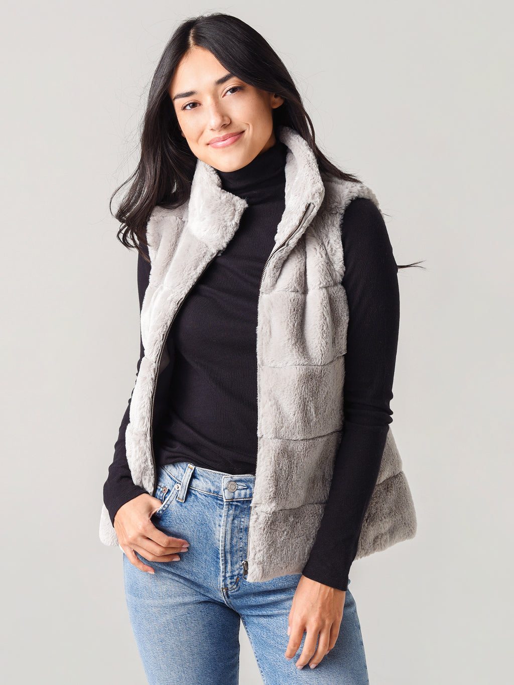 Dylan Women's Fur Love Vest - Saint Bernard