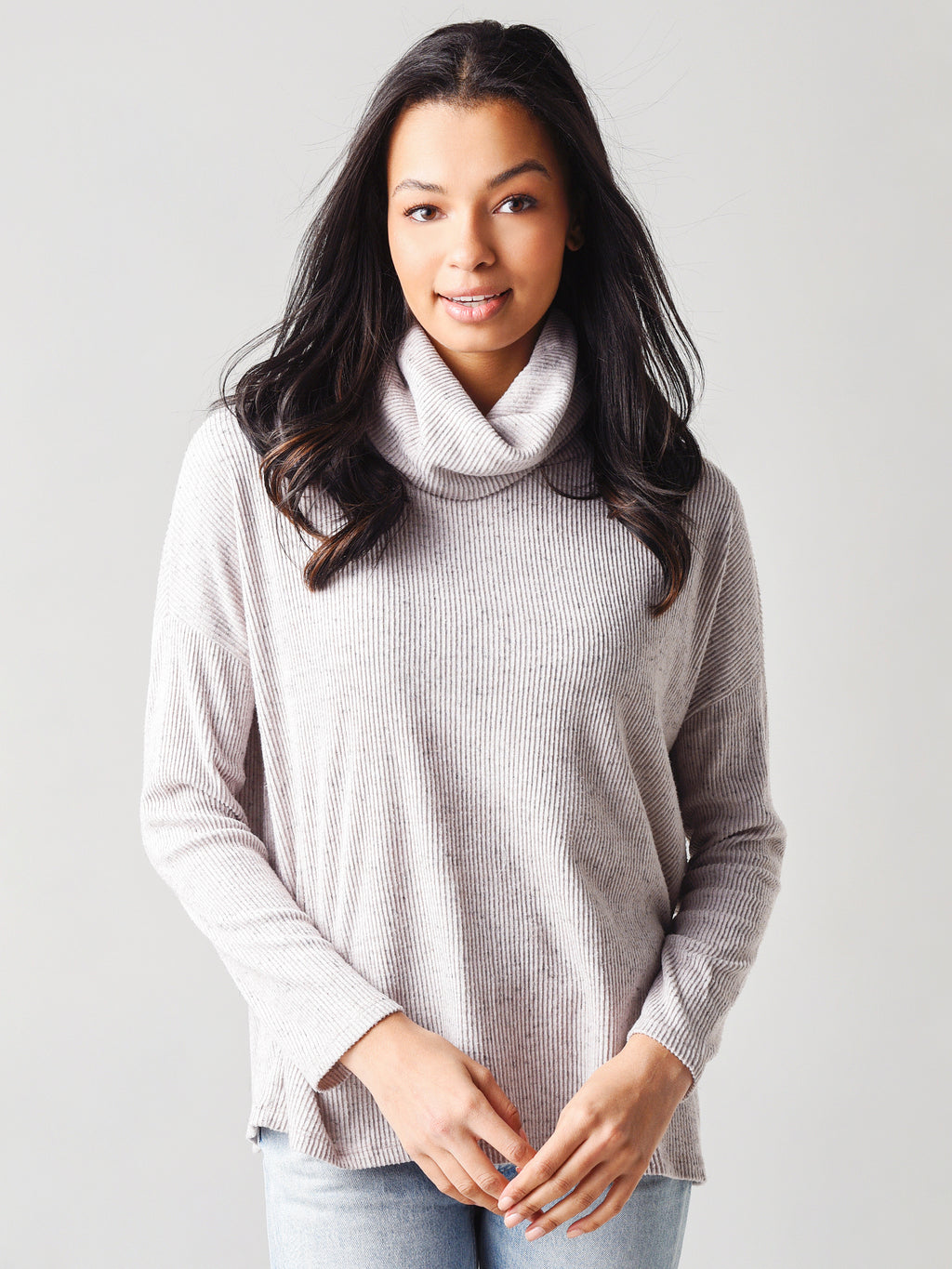 Dylan Women's Cowl Neck Sweater - Saint Bernard