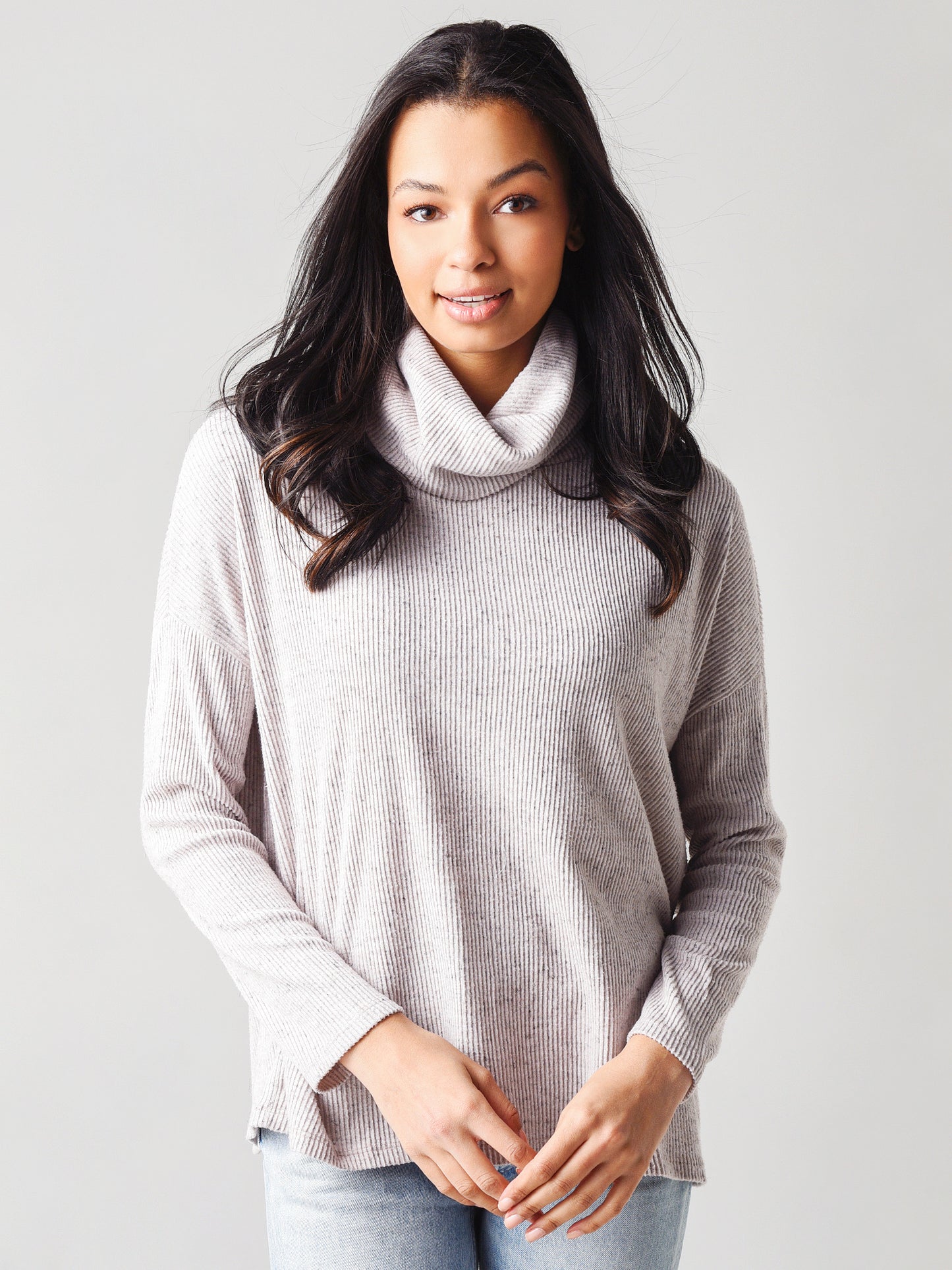 Dylan Women's Cowl Neck Sweater - Saint Bernard