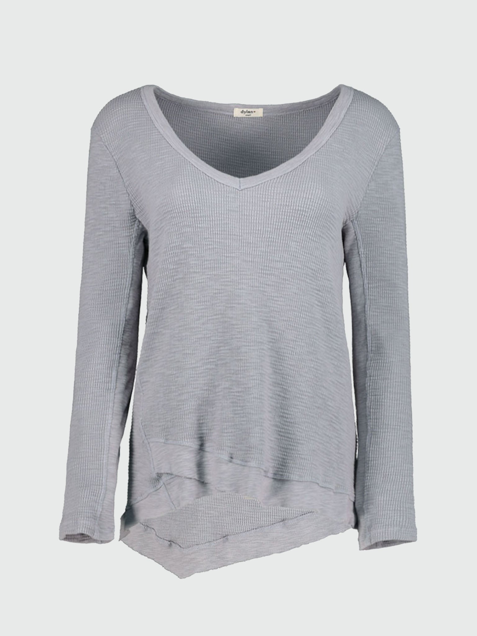 Dylan Women's Asymmetrical V-Neck Top - Saint Bernard