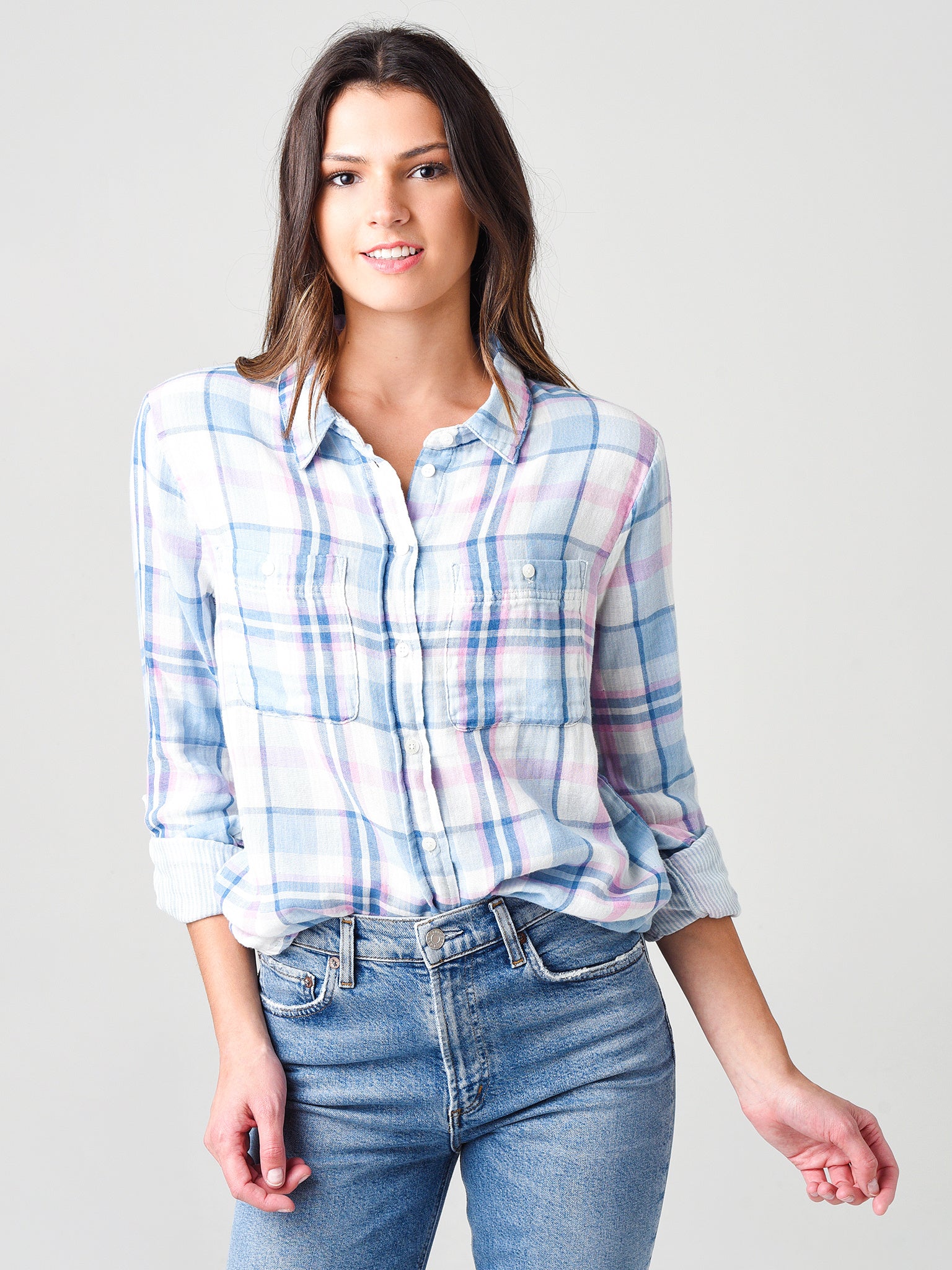 Dylan Women's Perfectly Faded Shirt - Saint Bernard