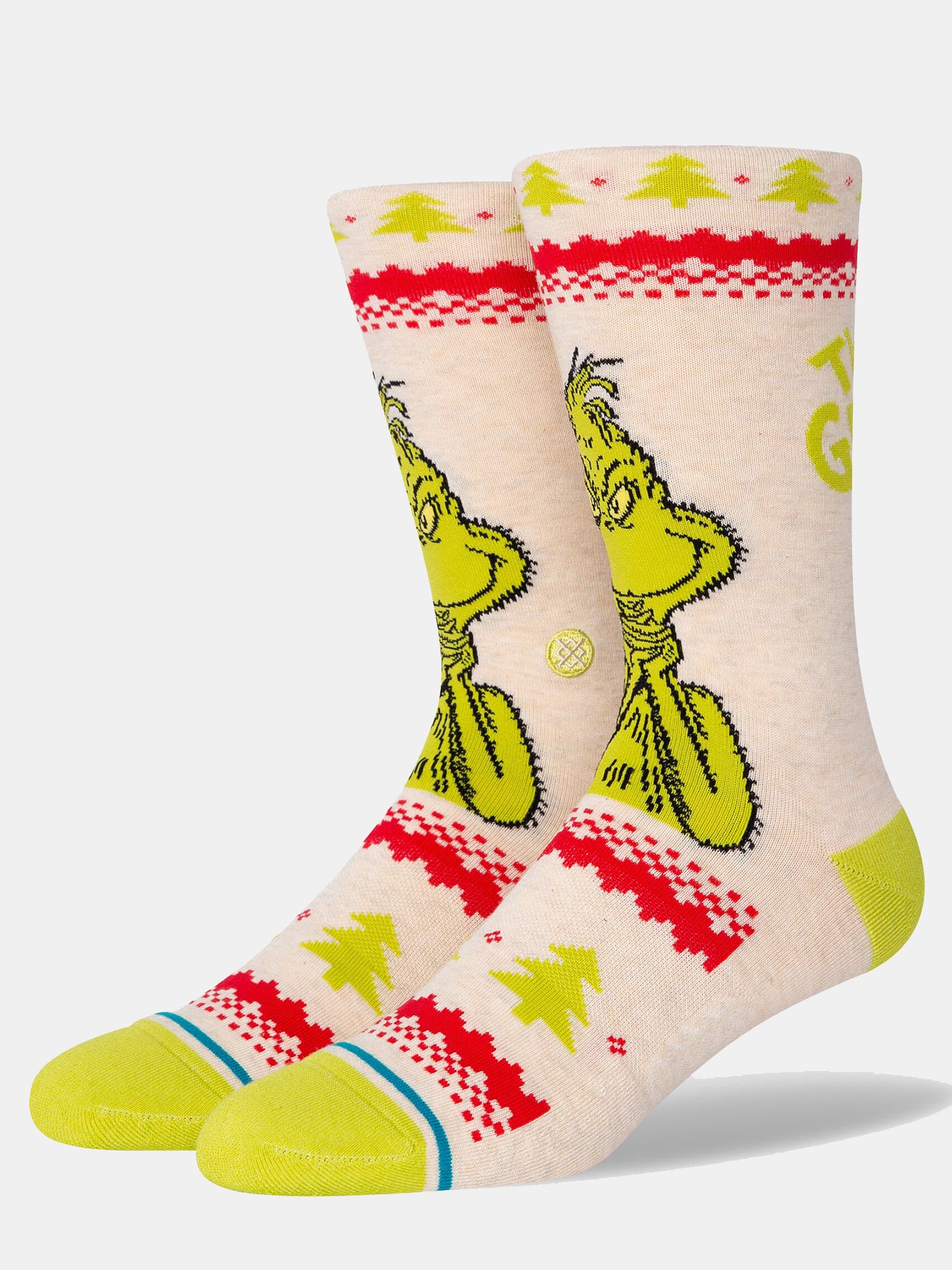 Stance Men's Grinch Sweater Socks - Saint Bernard
