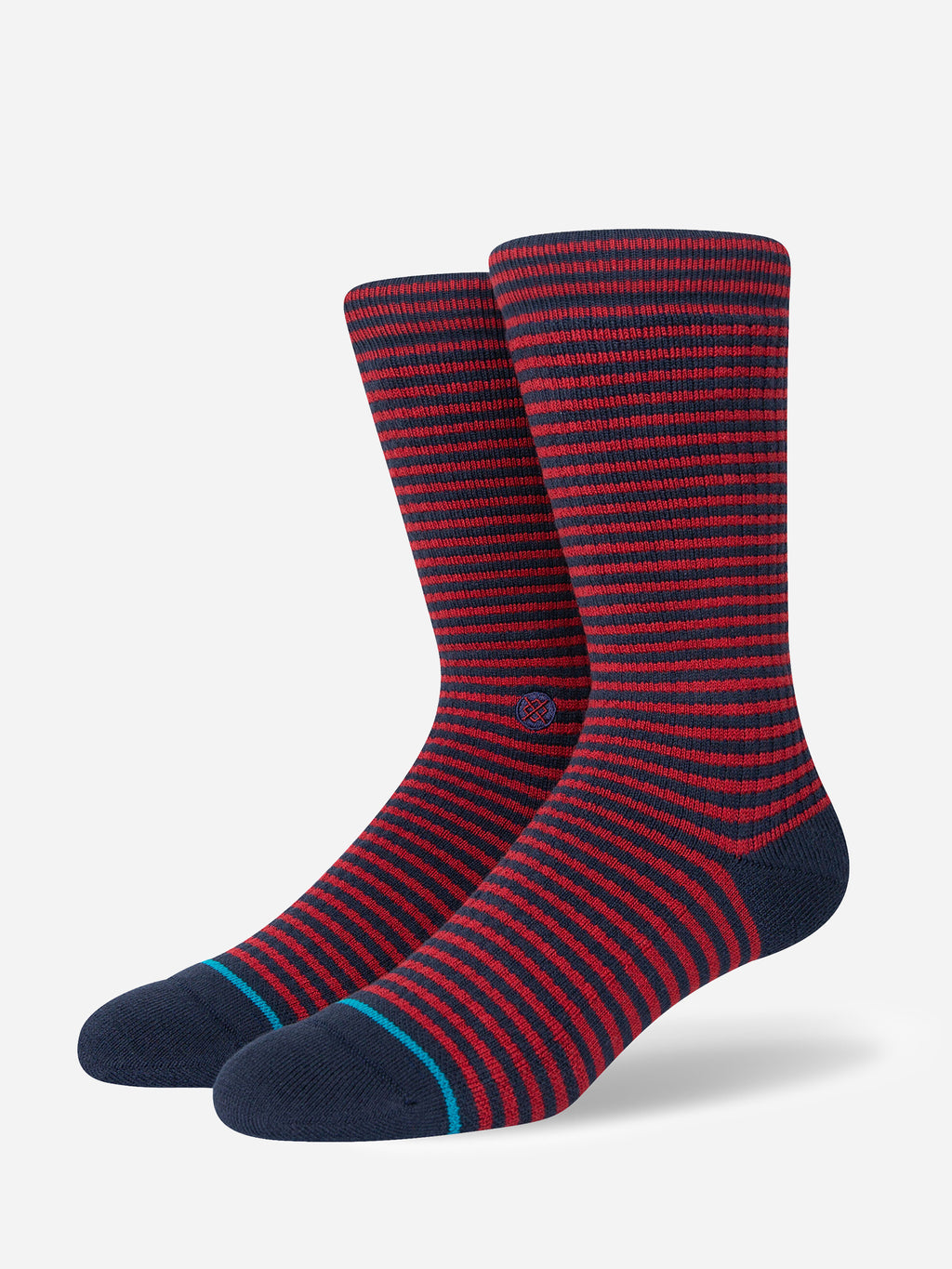 Stance Men's Hyper Stripe Crew Socks - Saint Bernard