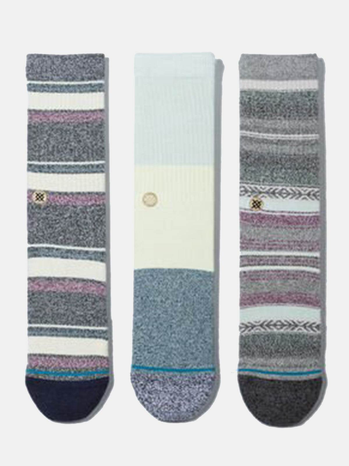 Stance Men's Bu Bu Butterblend 3 Pack Socks - Saint Bernard