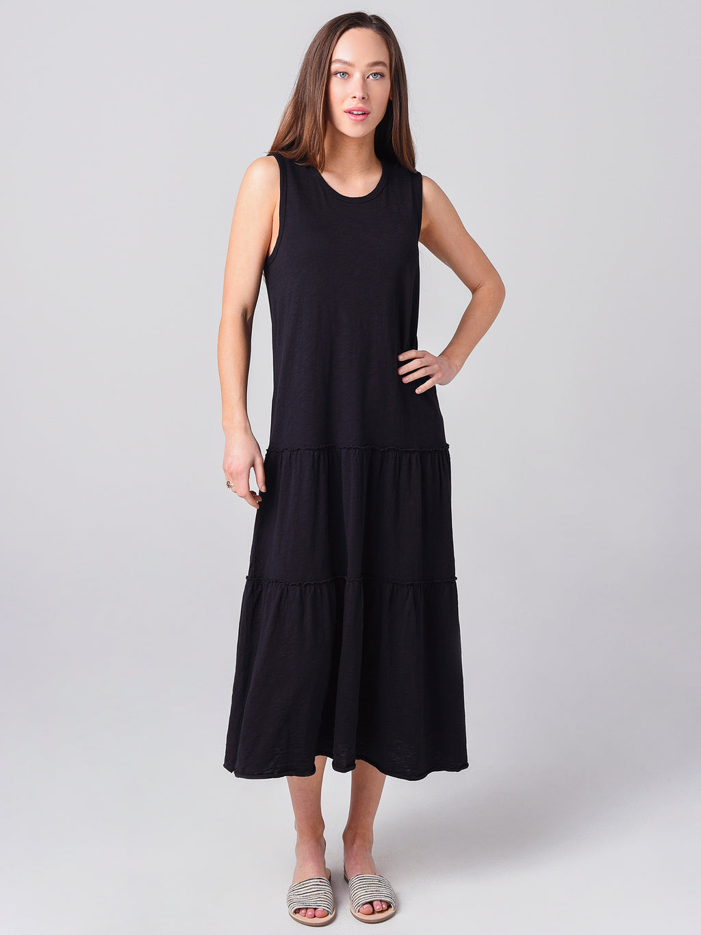 Dylan Women's Tiered Crew Dress - Saint Bernard