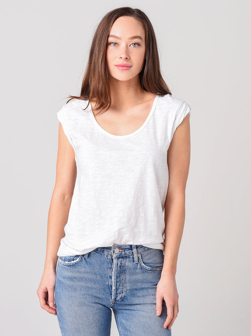 Dylan Women's Rolled Cuff Tee