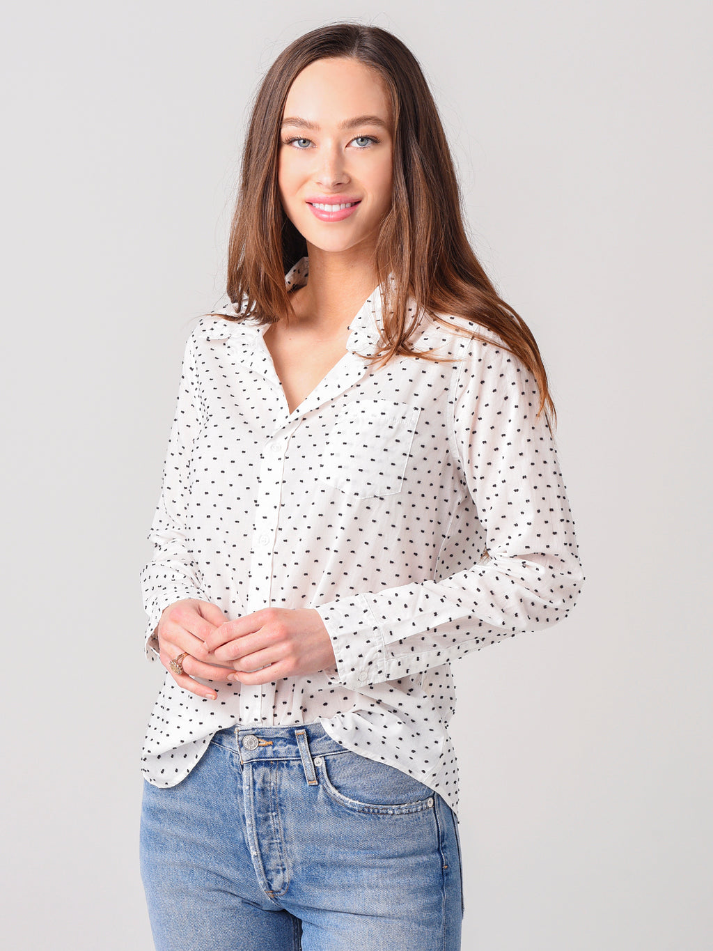 Dylan Women's Classic-Chic Dot Blouse - Saint Bernard