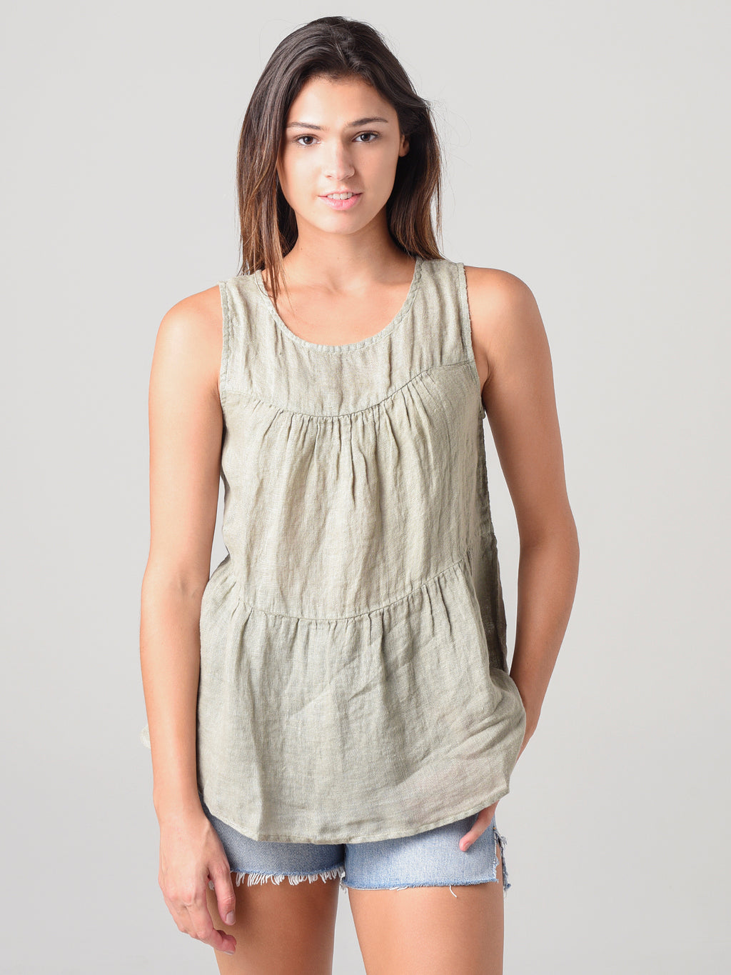 Dylan Women's 3 Tiers Blouse - Saint Bernard