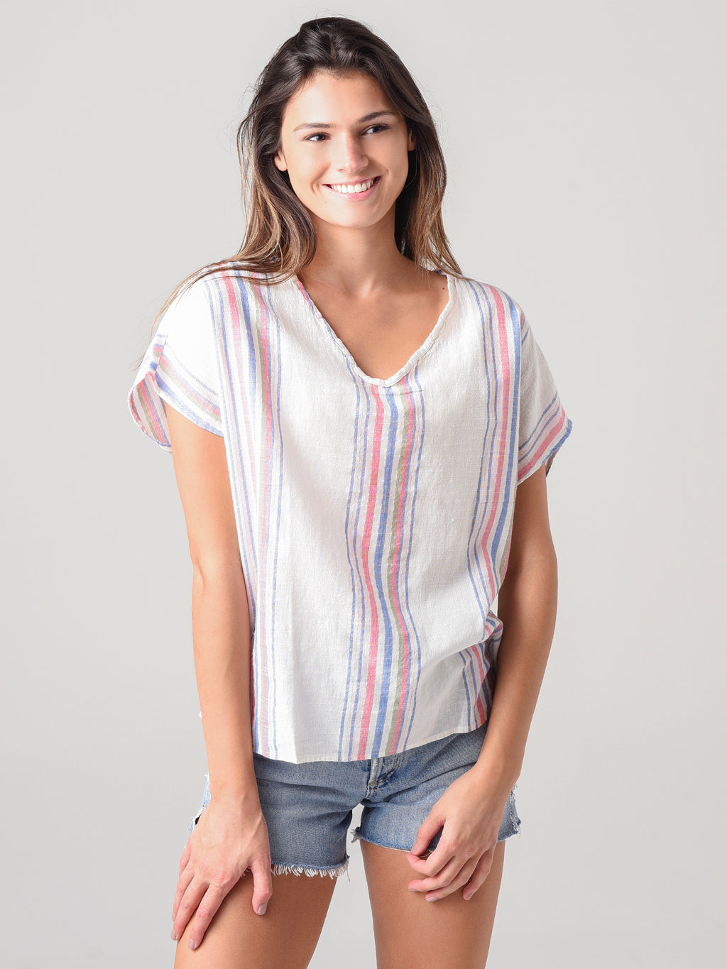 Dylan Women's Casa V-Neck Top - Saint Bernard