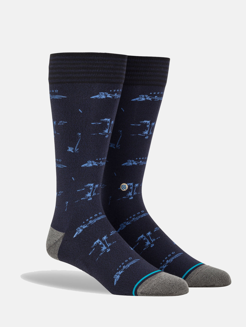 Stance Isle Tropics Crew Socks - Saint Bernard