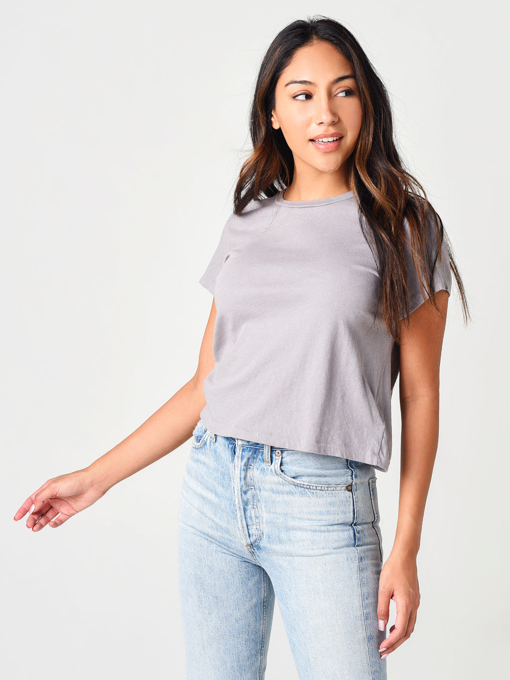 Agolde Women's Linda Boxy Tee - Saint Bernard