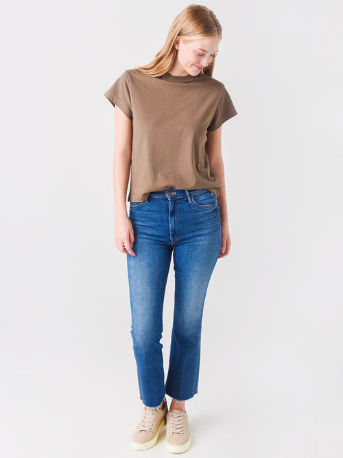 Agolde Women's Anika Cap Sleeve Tee