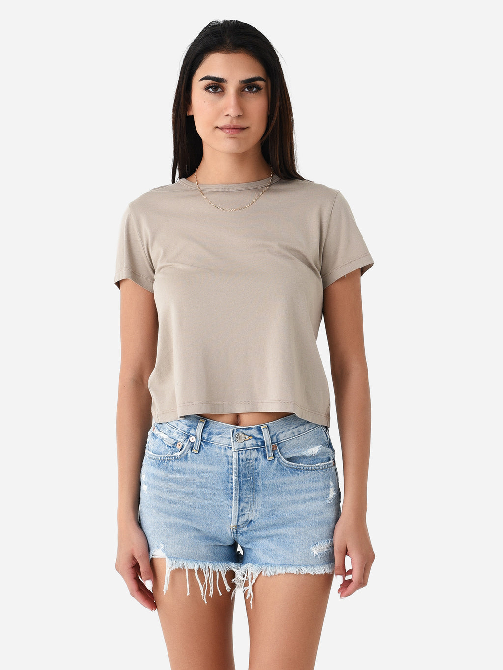 Agolde Women's Drew Tee - Saint Bernard