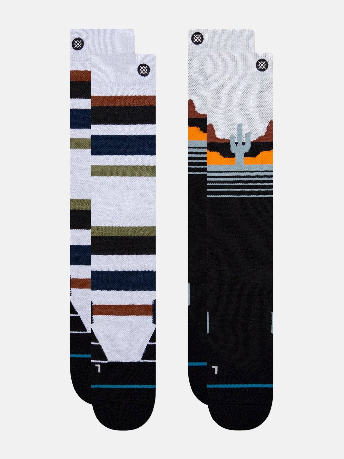 Stance Men's Deserted Snow OTC 2 Pack Socks - Saint Bernard