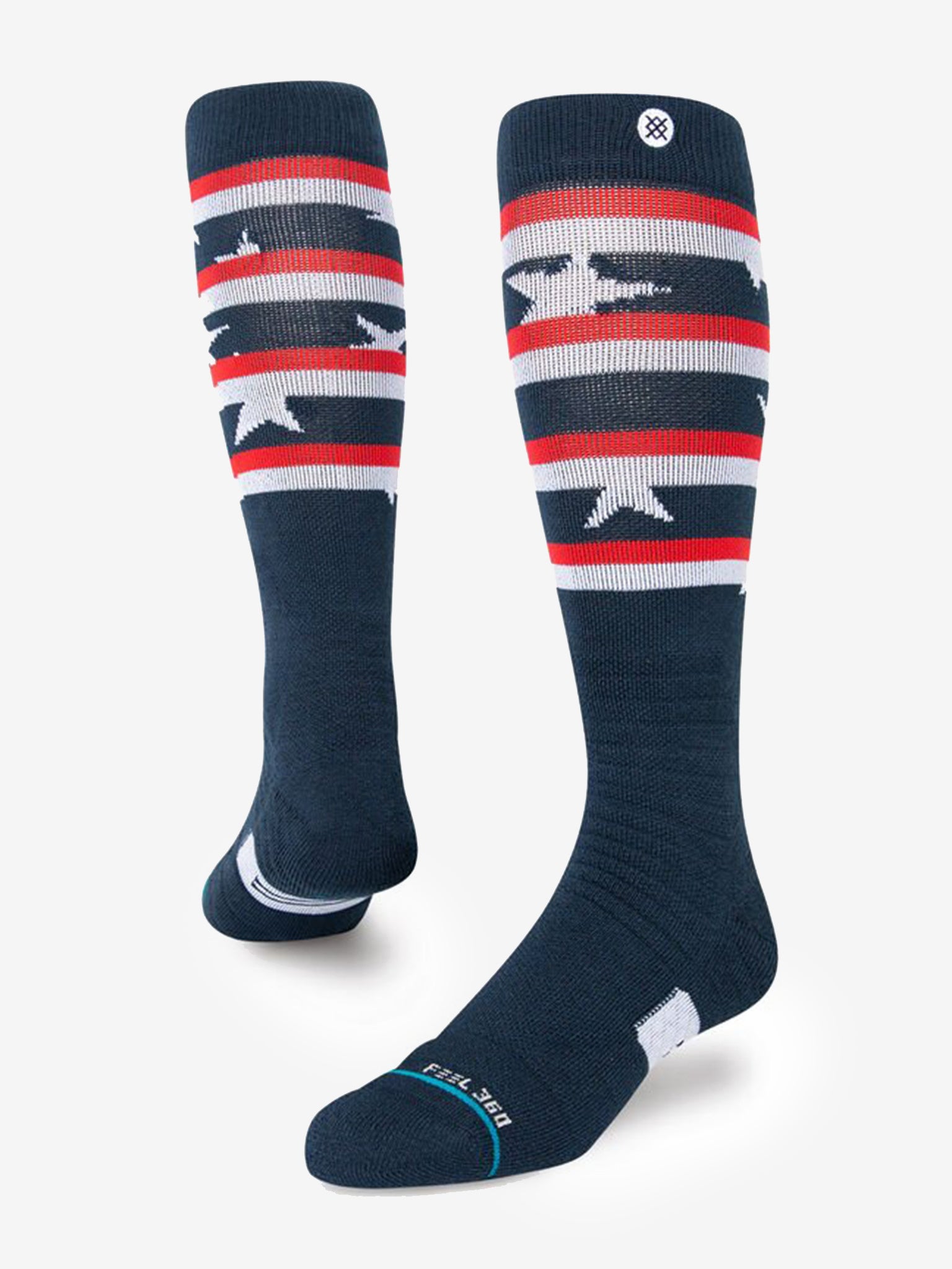 Stance Land Of The Free Performance Wool Snow OTC Socks - Saint Bernard