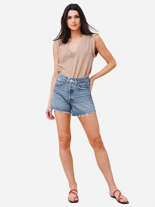 Agolde Women's Parker Long Vintage Short