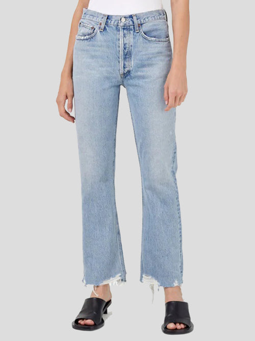Agolde Women's Mid Rise Relaxed Boot Jean