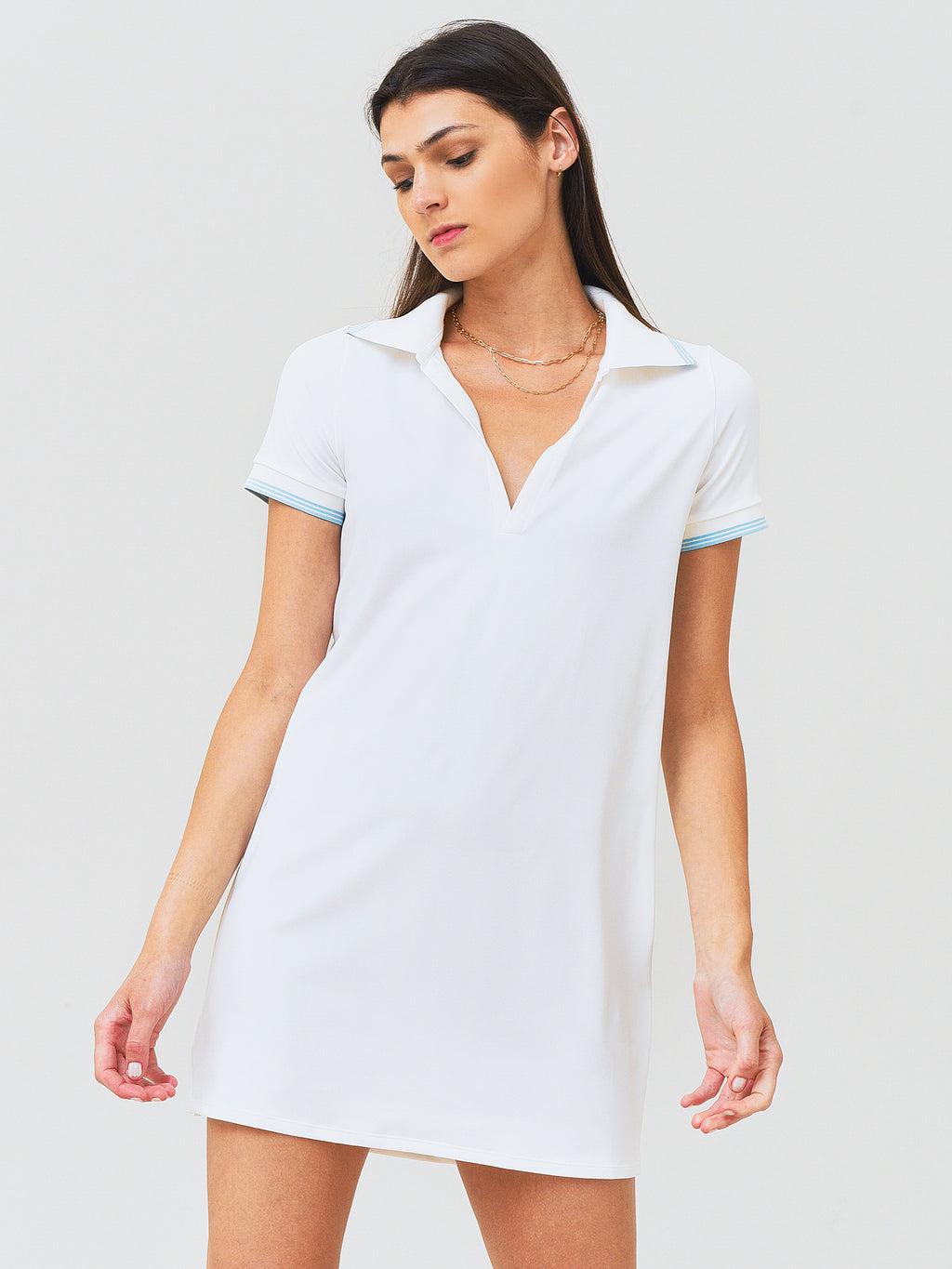 Addison Bay Women's Easy Polo Dress - Saint Bernard