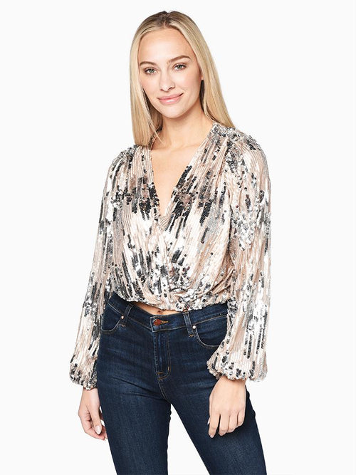 ASTR Women’s Primadonna Sequin Top