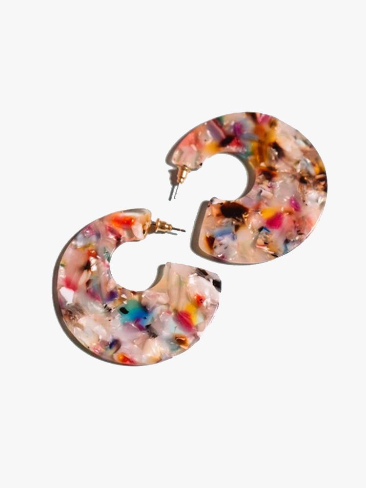Casa Clara Adella Drop Hoop Earring - Saint Bernard
