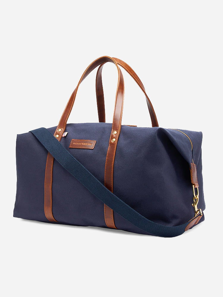 Peter Millar Crown Cotton Canvas Weekend Bag - Saint Bernard